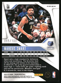 Marcus Smart 2024-25 Panini Prizm #59 Prizms Fast Break Red SN