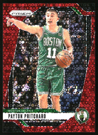 Payton Pritchard 2024-25 Panini Prizm #46 Prizms Fast Break Red SN
