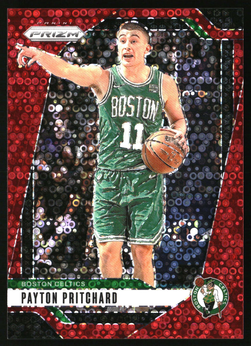 Payton Pritchard 2024-25 Panini Prizm #46 Prizms Fast Break Red SN