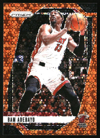 Bam Adebayo 2024-25 Panini Prizm #97 Prizms Fast Break Orange SN