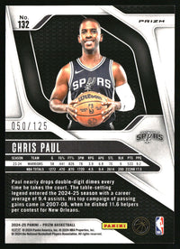 Chris Paul 2024-25 Panini Prizm #132 Prizms Fast Break Orange SN