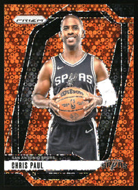 Chris Paul 2024-25 Panini Prizm #132 Prizms Fast Break Orange SN