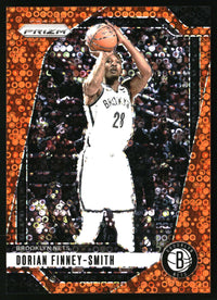 Dorian Finney-Smith 2024-25 Panini Prizm #108 Prizms Fast Break Orange SN