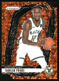 Taurean Prince 2024-25 Panini Prizm #136 Prizms Fast Break Orange SN