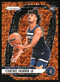 Terrence Shannon Jr. 2024-25 Panini Prizm #224 Prizms Fast Break Orange SN