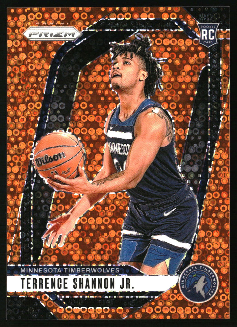 Terrence Shannon Jr. 2024-25 Panini Prizm #224 Prizms Fast Break Orange SN