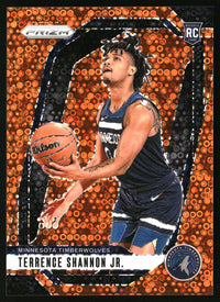 Terrence Shannon Jr. 2024-25 Panini Prizm #224 Prizms Fast Break Orange SN
