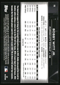 Bobby Witt Jr. 2026 Topps Chrome Black #73 Refractors SN