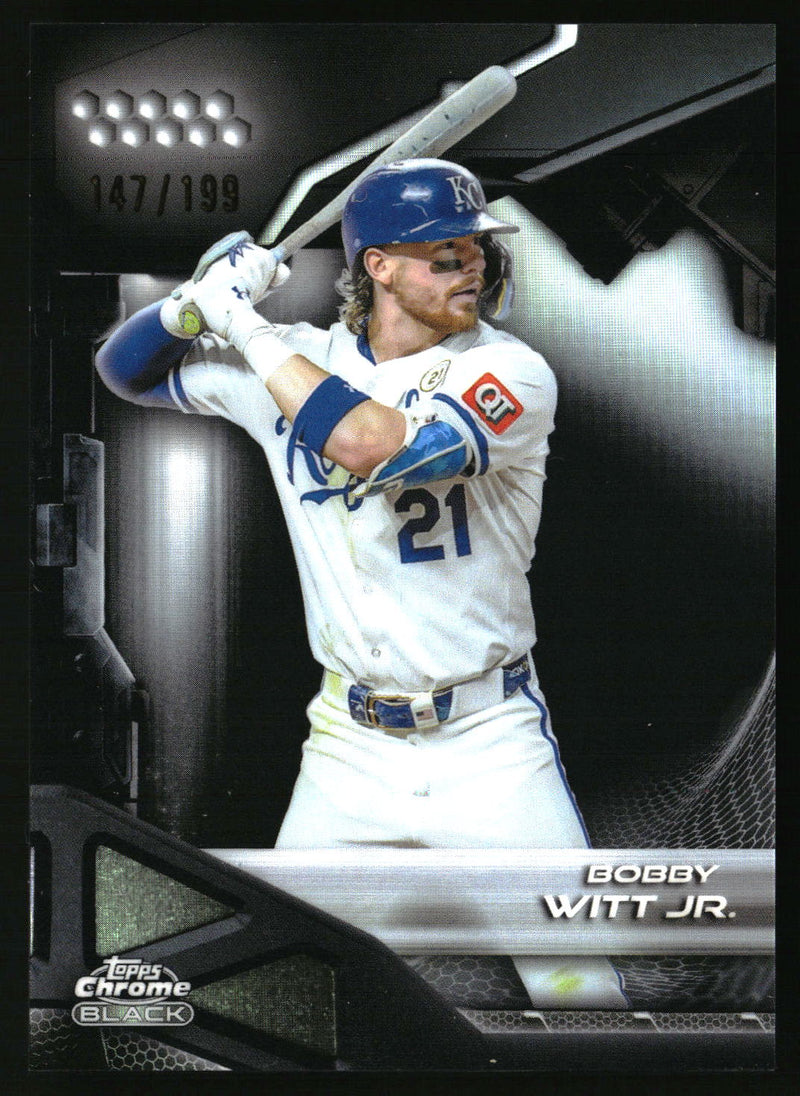 Bobby Witt Jr. 2026 Topps Chrome Black #73 Refractors SN