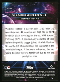 Vladimir Guerrero Jr. 2025 Topps Chrome Cosmic #PPS-5 Planetary Pursuit Sun