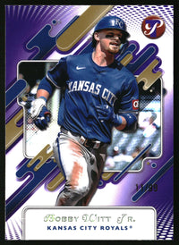 Bobby Witt Jr. 2025 Topps Pristine #161 Purple Refractors SN