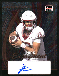 Jordan Travis 2024 Pro Set Pure #PE-JT1 Pure Enjoyment Bronze Stardust SN, AU