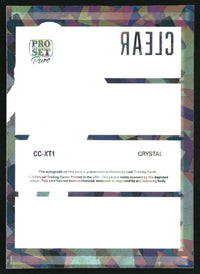 Xavier Thomas 2024 Pro Set Pure #CC-XT1 Clear Choice Green Crystal SN, AU