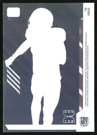Javon Baker 2024 Pro Set Pure #128 Platinum Spectrum Shimless SN