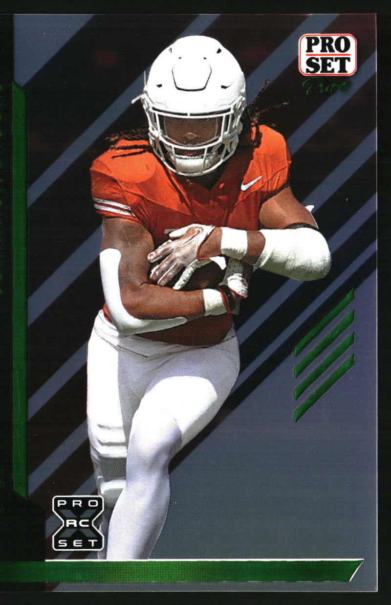 Jonathon Brooks 2024 Pro Set Pure #135 Green Spectrum Shimless SN