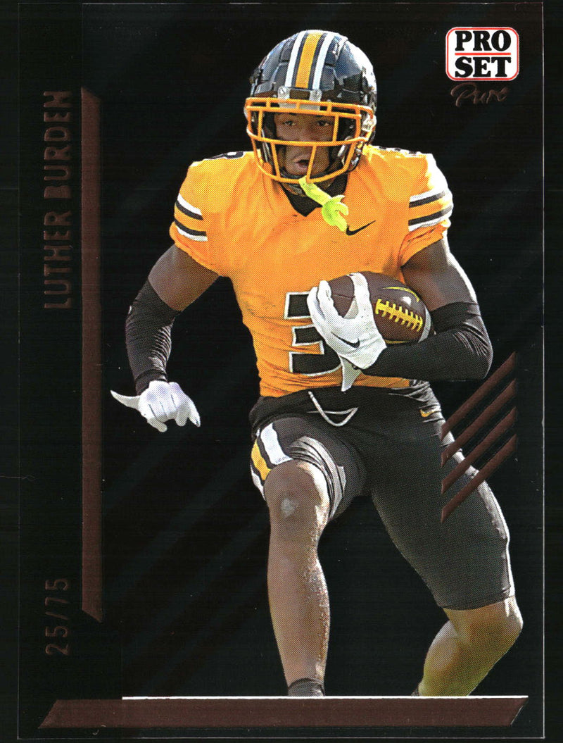 Luther Burden 2024 Pro Set Pure #69 SN