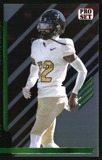 Travis Hunter 2024 Pro Set Pure #100 Platinum Spectrum SN