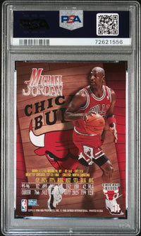 Michael Jordan #11 1996 Skybox Z-Force PSA 9