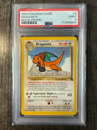 Dragonite #5 1999 Pokemon Game Movie PSA 9 Movie Promo