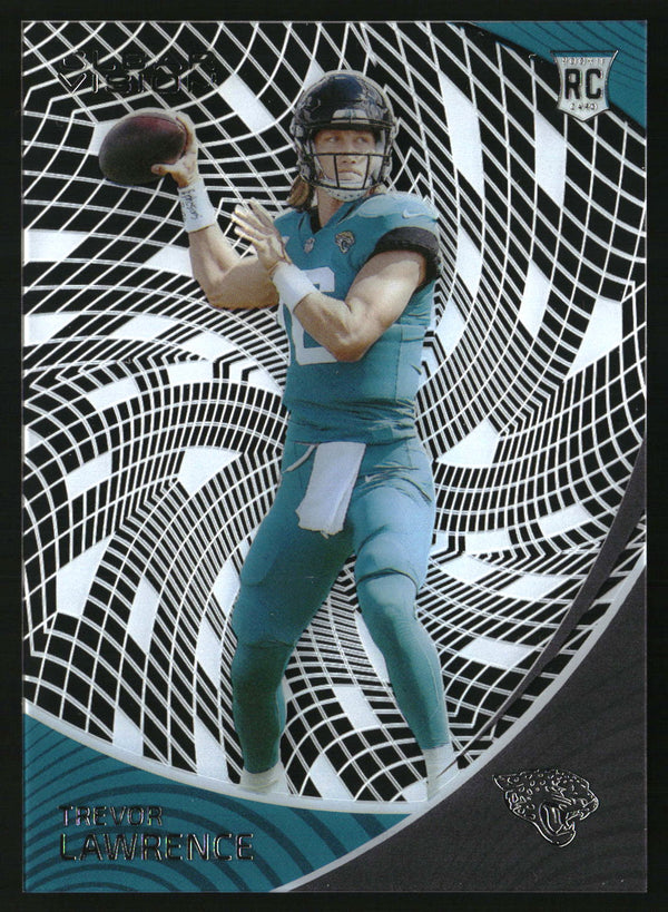 Trevor Lawrence 2021 Panini Chronicles #CVR-1 Clear Vision Rookies