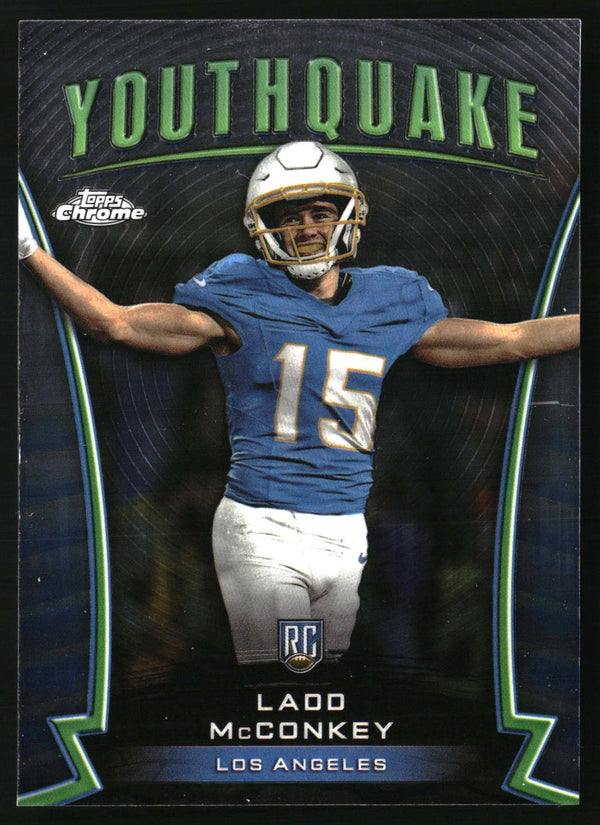 Ladd McConkey 2024 Topps Chrome #Y-20 Youthquake