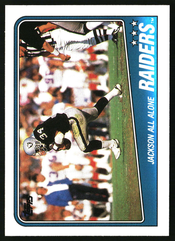 Raiders Team Leaders - Bo Jackson 1988 Topps #325