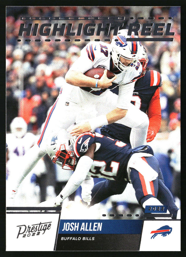 Josh Allen 2022 Panini Prestige #HR-13 Highlight Reel