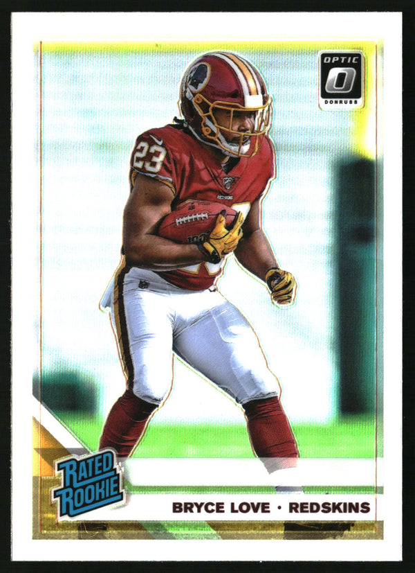 Bryce Love 2019 Donruss Optic #182 Holo RC