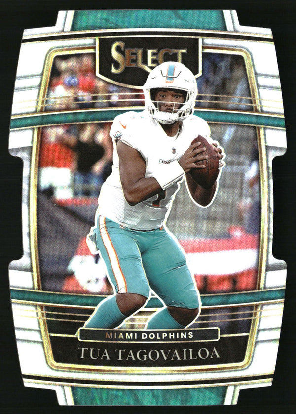 Tua Tagovailoa 2021 Panini Select #22 Silver Prizm Die Cut