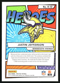 Justin Jefferson 2022 Panini Prestige #H-10 Heroes
