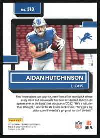 Aidan Hutchinson 2022 Donruss #313 RC