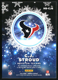 C.J. Stroud 2023 Donruss #HS-CJS Rookie Holiday Sweater Relics MEM