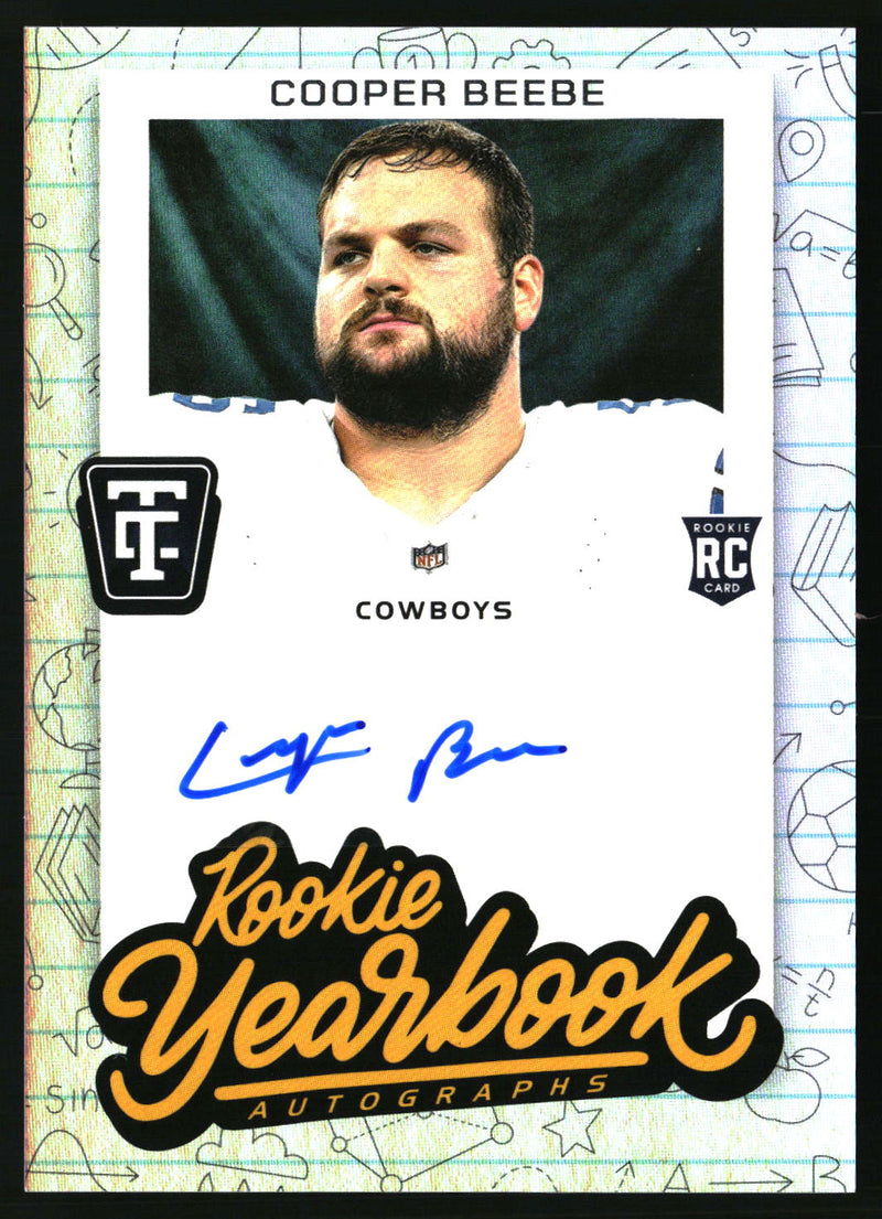 Cooper Beebe 2024 Panini Totally Certified #RYA-CBE Rookie Yearbook Auto AU