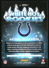 Anthony Richardson 2023 Donruss #WHR-1 White Hot Rookies