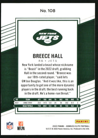 Breece Hall 2022 Donruss Elite #108 Pink RC
