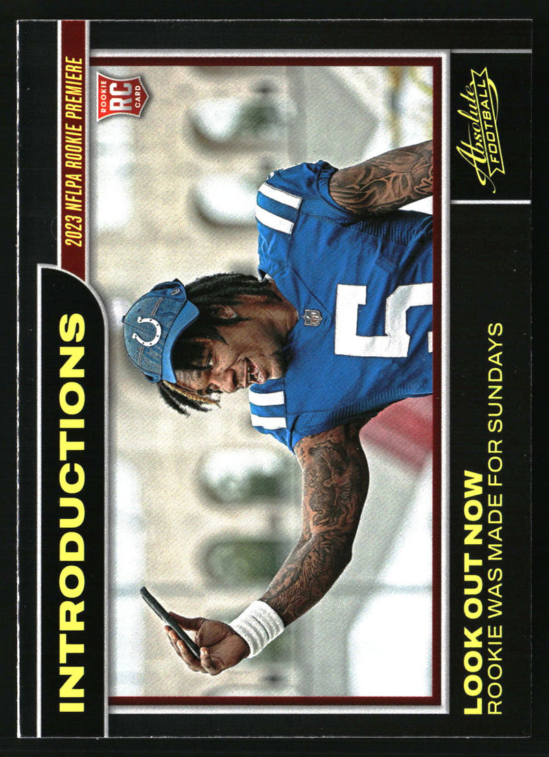 Look Out Now 2023 Panini Absolute #15 Introductions