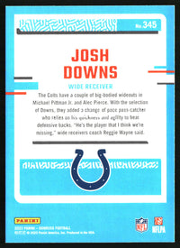 Josh Downs 2023 Donruss #345 RC