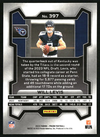 Will Levis 2023 Panini Prizm #397 RC