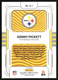 Kenny Pickett 2022 Donruss Optic #LL-1 Legendary Logos
