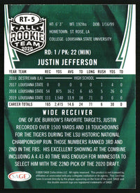 Justin Jefferson 2020 SAGE All Rookie Team #RT-5