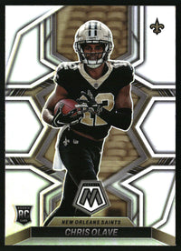 Chris Olave 2022 Panini Mosaic #313 Rookie Variations Silver RC