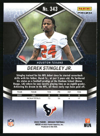 Derek Stingley Jr. 2022 Panini Mosaic #343 Mosaic Green RC