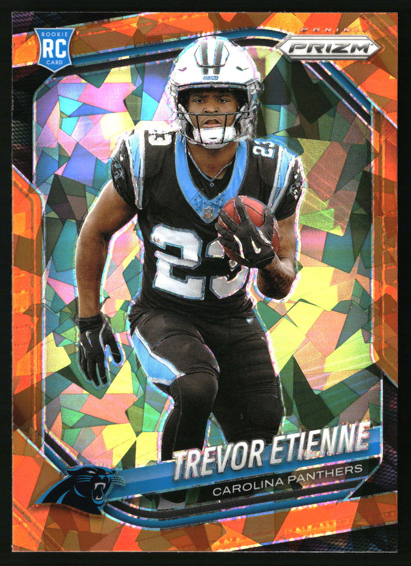 Trevor Etienne 2025 Panini Prizm #345 Orange Ice