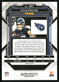 Kyle Philips 2022 Panini Prizm #357 Black and White Checker RC