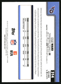 Cam Ward 2025 Topps Chrome #314 RC
