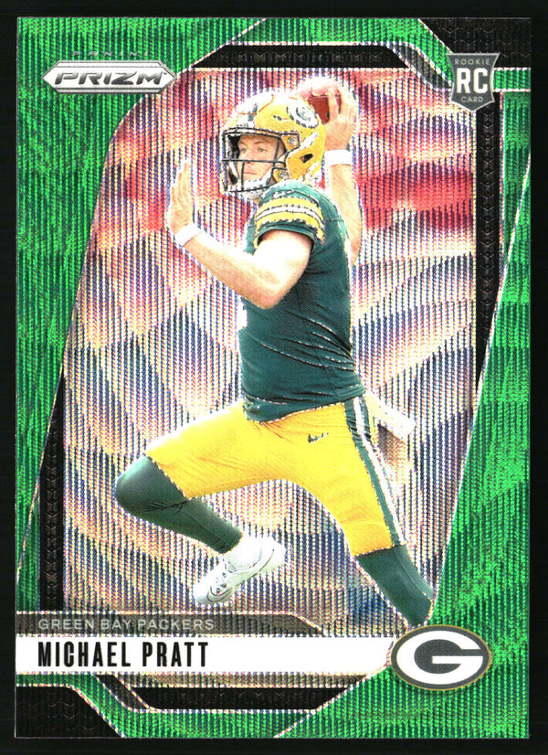 Michael Pratt 2024 Panini Prizm #379 Green Wave RC