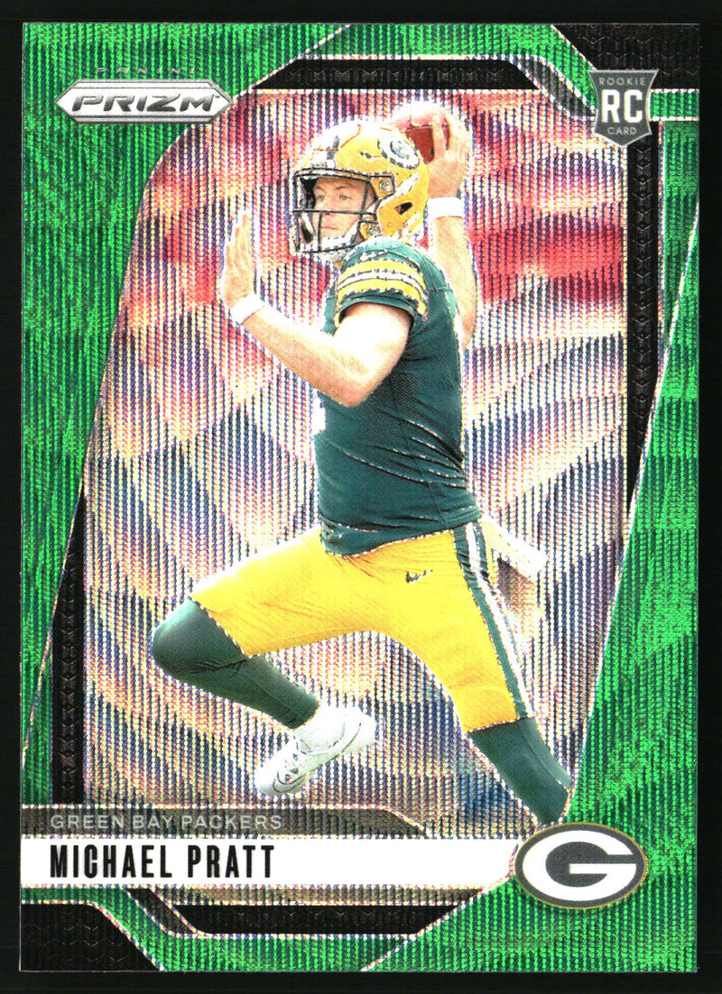Michael Pratt 2024 Panini Prizm #379 Green Wave RC
