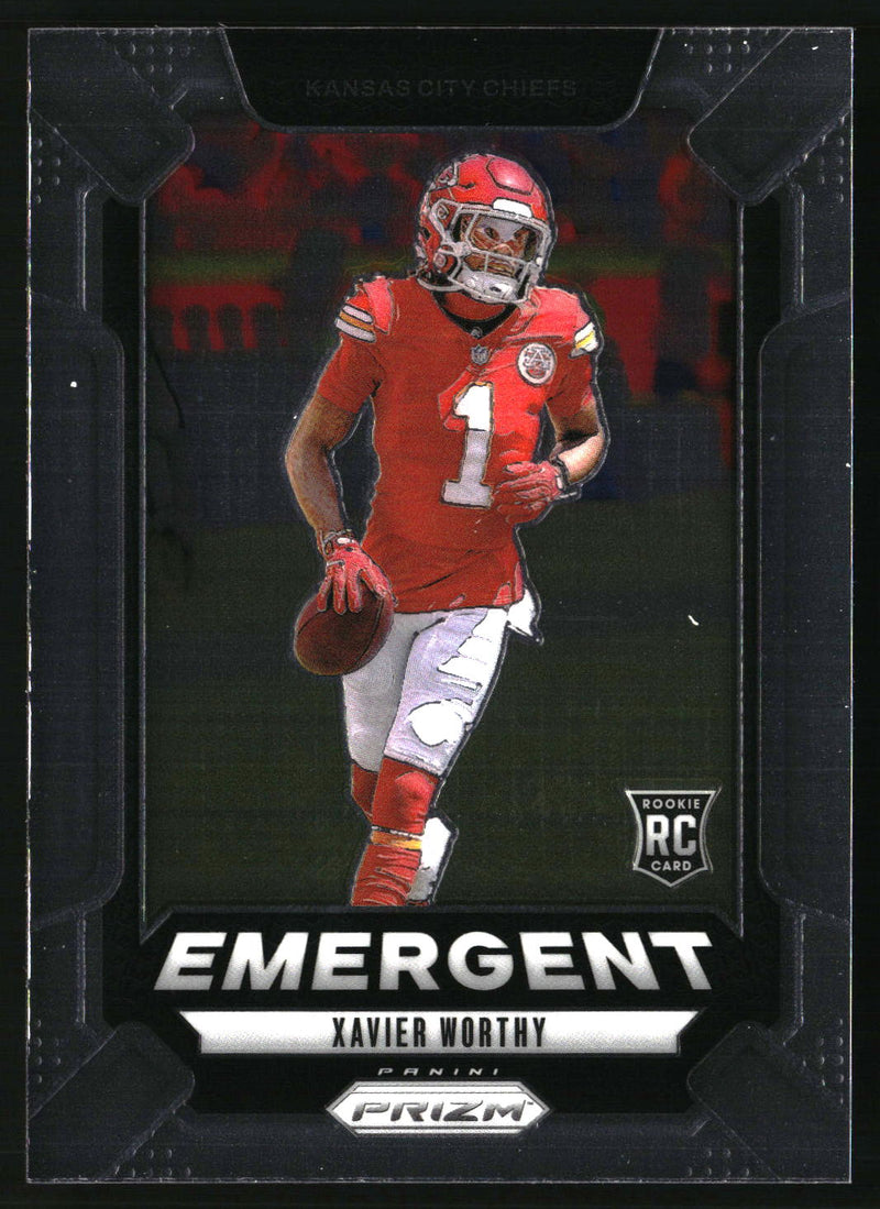 Xavier Worthy 2024 Panini Prizm #7 Emergent