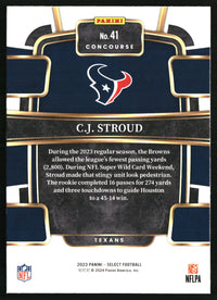 C.J. Stroud 2023 Panini Select #41 RC