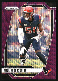 Will Anderson Jr. 2024 Panini Prizm #116 Purple Wave SN